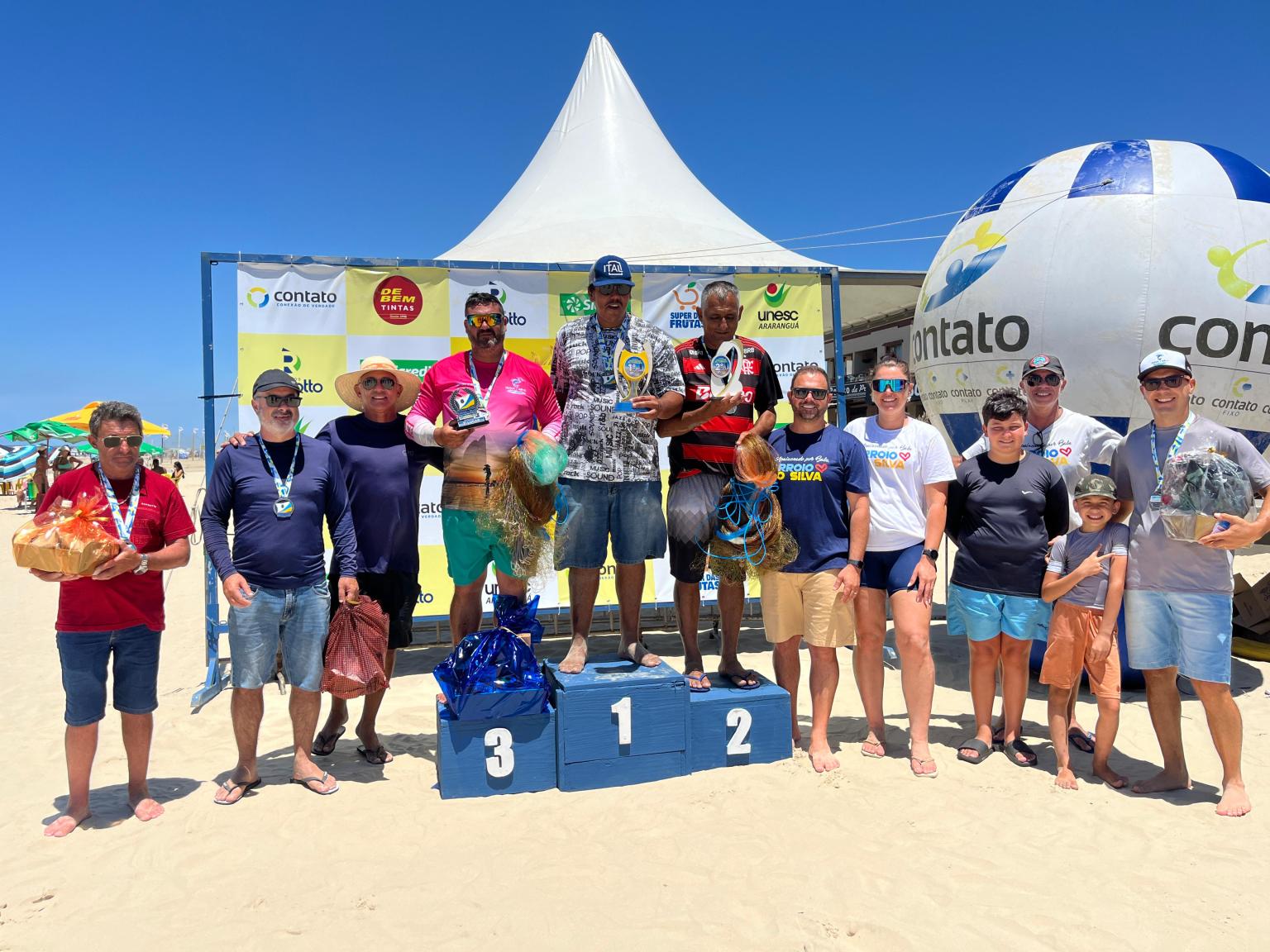 1º Torneio de Arremesso de Tarrafa é sucesso em Balneário Arroio do Silva